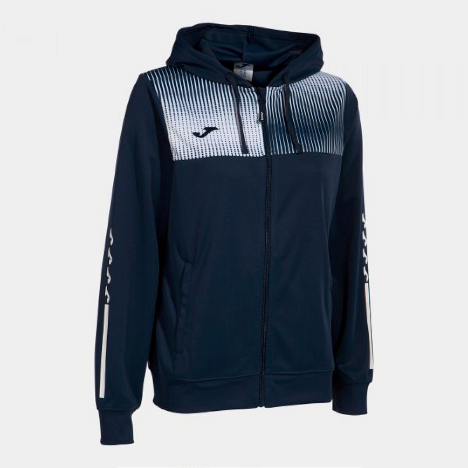 Joma ECO SUPERNOVA ZIP-UP HOODIE NA SWEATSHIRT navy