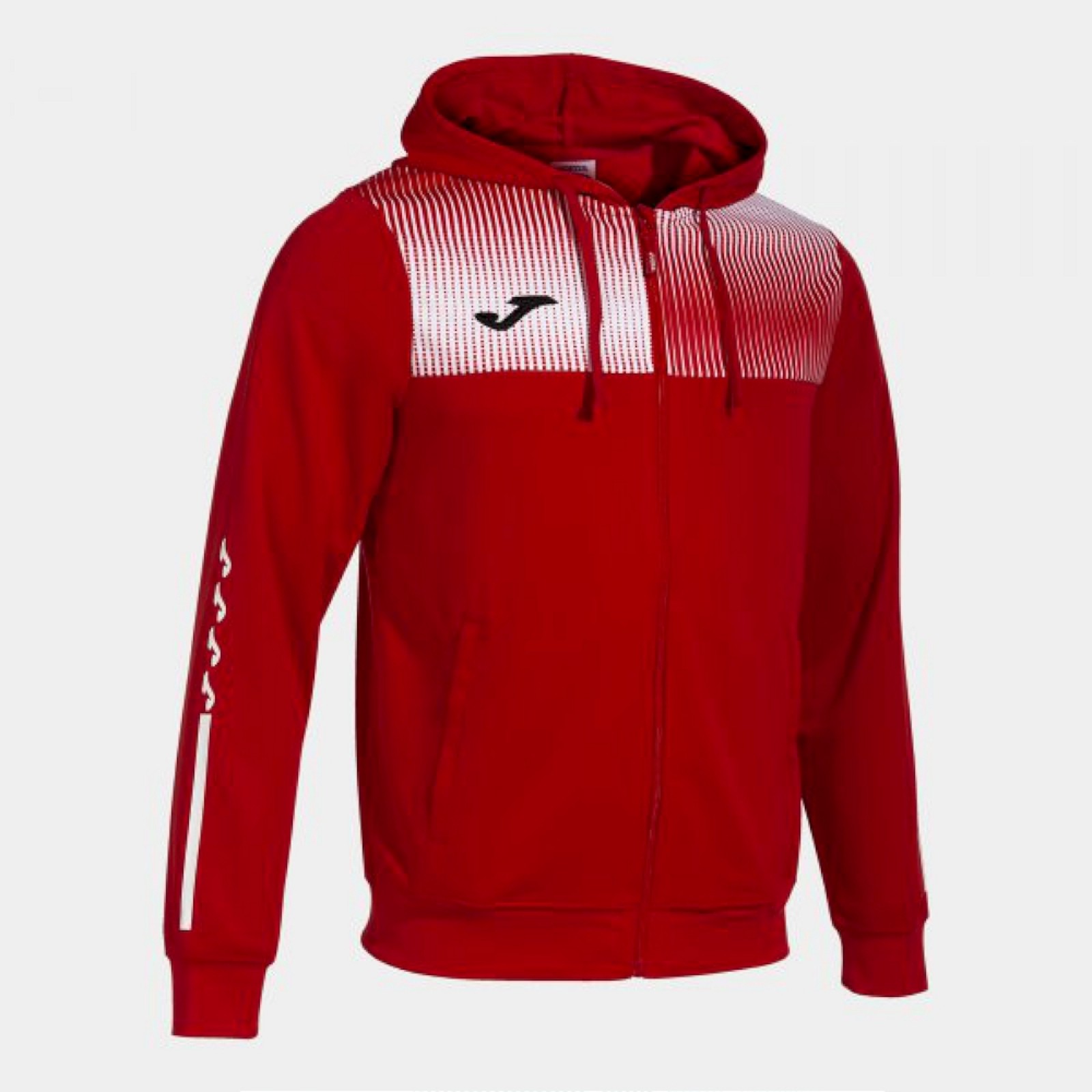 Joma ECO SUPERNOVA ZIP-UP HOODIE RE SWEATSHIRT rot