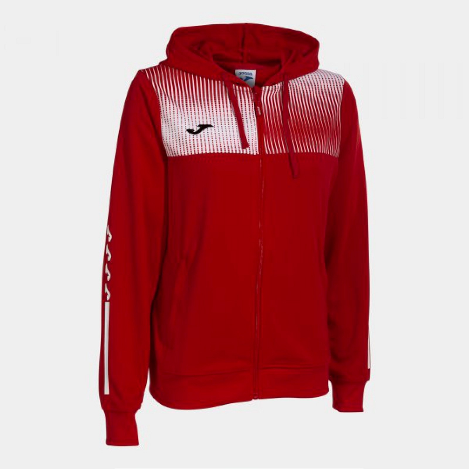 Joma ECO SUPERNOVA ZIP-UP HOODIE RE SWEATSHIRT rot