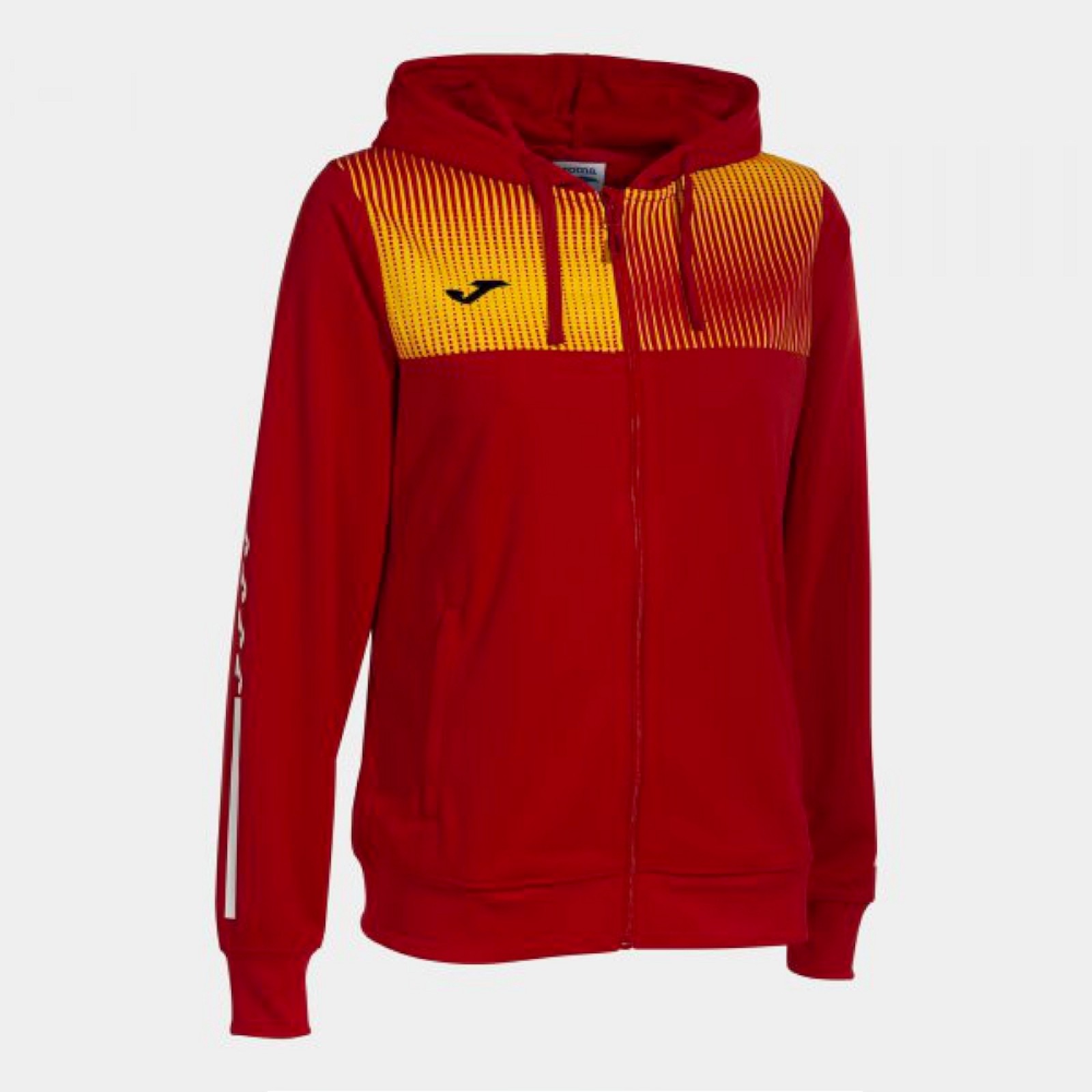Joma ECO SUPERNOVA ZIP-UP HOODIE RE SWEATSHIRT rot
