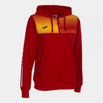 Joma ECO SUPERNOVA ZIP-UP HOODIE RE Sweatjacken rot