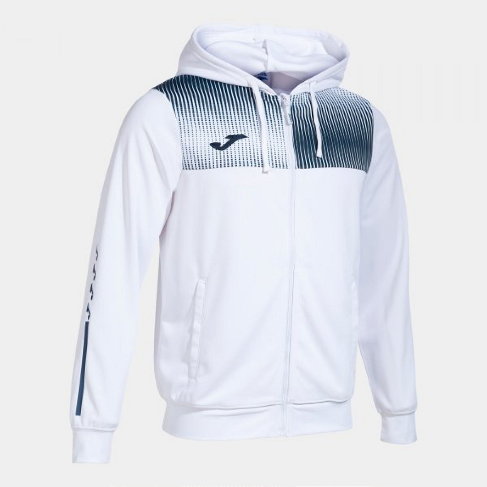 Joma ECO SUPERNOVA ZIP-UP HOODIE WH SWEATSHIRT weiss
