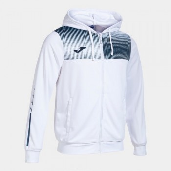 Joma ECO SUPERNOVA ZIP-UP HOODIE WH Sweatjacken weiss