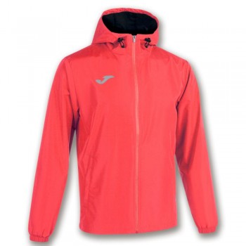 Joma ELITE VIII RAINCOAT FLUOR CORAL REGENJACKE pink