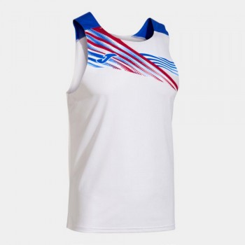 Joma ELITE X SLEEVELESS SHIRT WHITE Tanktops weiss