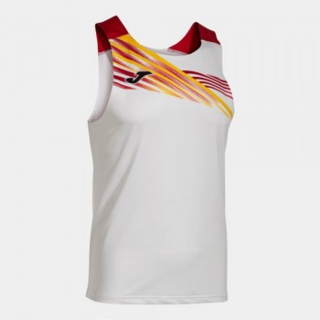 Joma ELITE X SLEEVELESS SHIRT WHITE Tanktops weiss