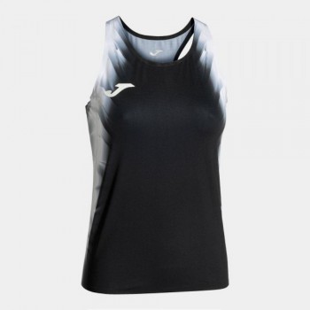 Joma ELITE XI TANK TOP BLACK WHITE TANKTOP schwarz