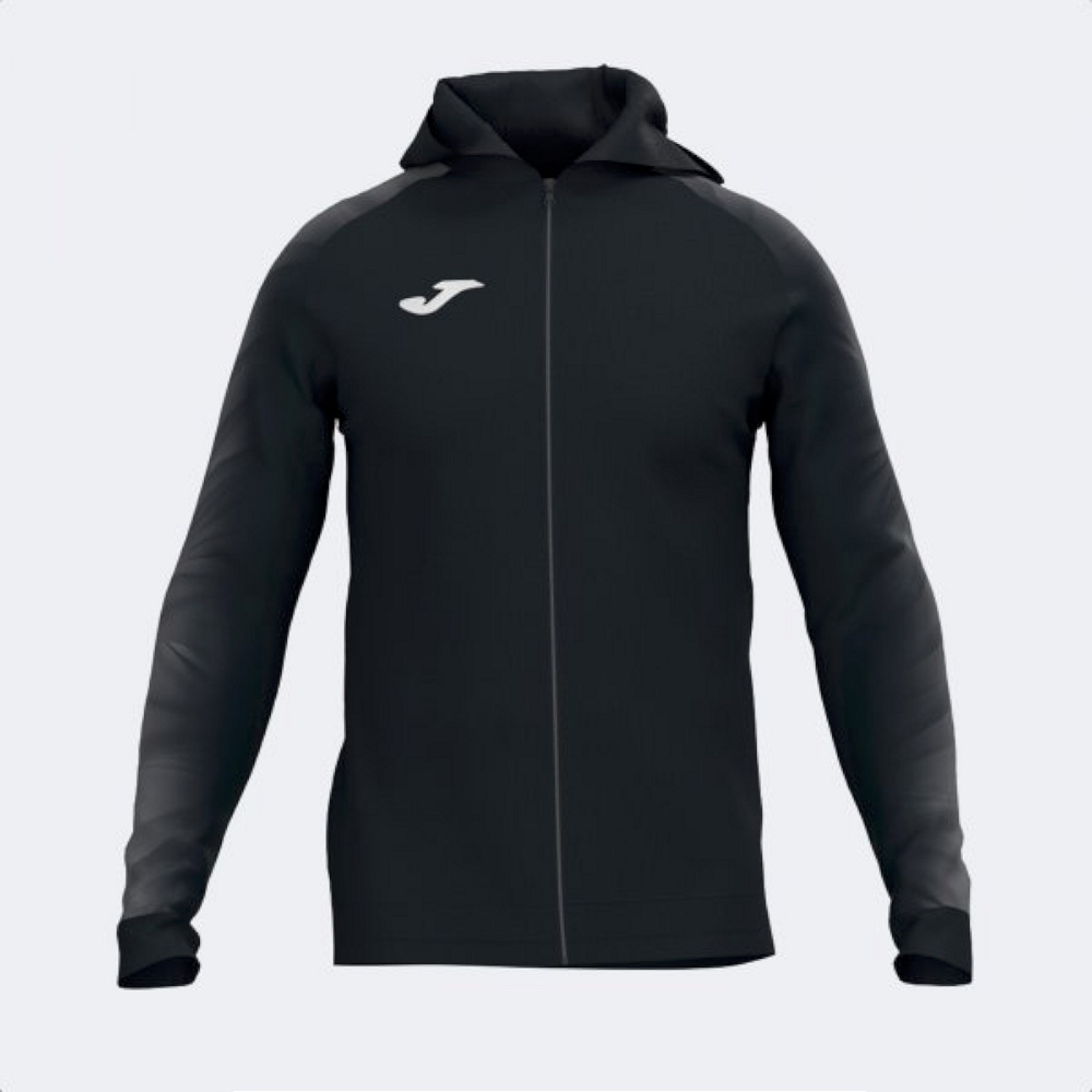 Joma ELITE XI ZIP-UP HOODIE BLACK A KAPUZENJACKE schwarz