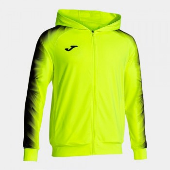 Joma ELITE XI ZIP-UP HOODIE FLUOR Y KAPUZENJACKE gelb