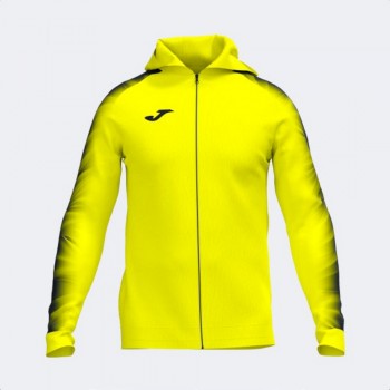 Joma ELITE XI ZIP-UP HOODIE FLUOR Y KAPUZENJACKE gelb
