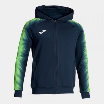 Joma ELITE XI ZIP-UP HOODIE NAVY FL KAPUZENJACKE navy