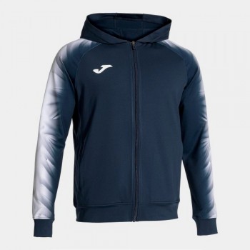 Joma ELITE XI ZIP-UP HOODIE NAVY WH KAPUZENJACKE navy