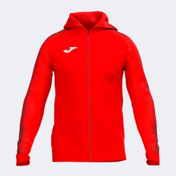 Joma ELITE XI ZIP-UP HOODIE RED KAPUZENJACKE rot