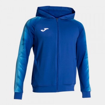 Joma ELITE XI ZIP-UP HOODIE ROYAL KAPUZENJACKE blau