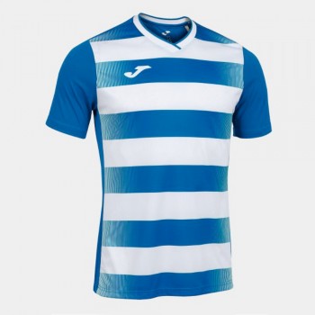 Joma EUROPA V SHORT SLEEVE T-SHIRT T-Shirts blau