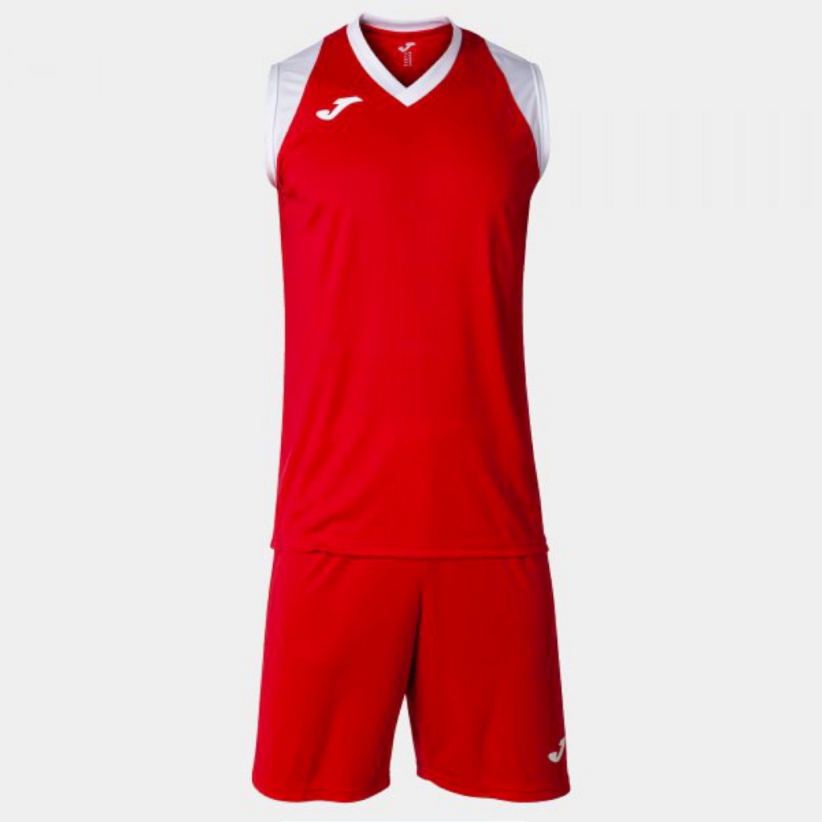 Joma FINAL II SET RED WHITE TRIKOT SET rot