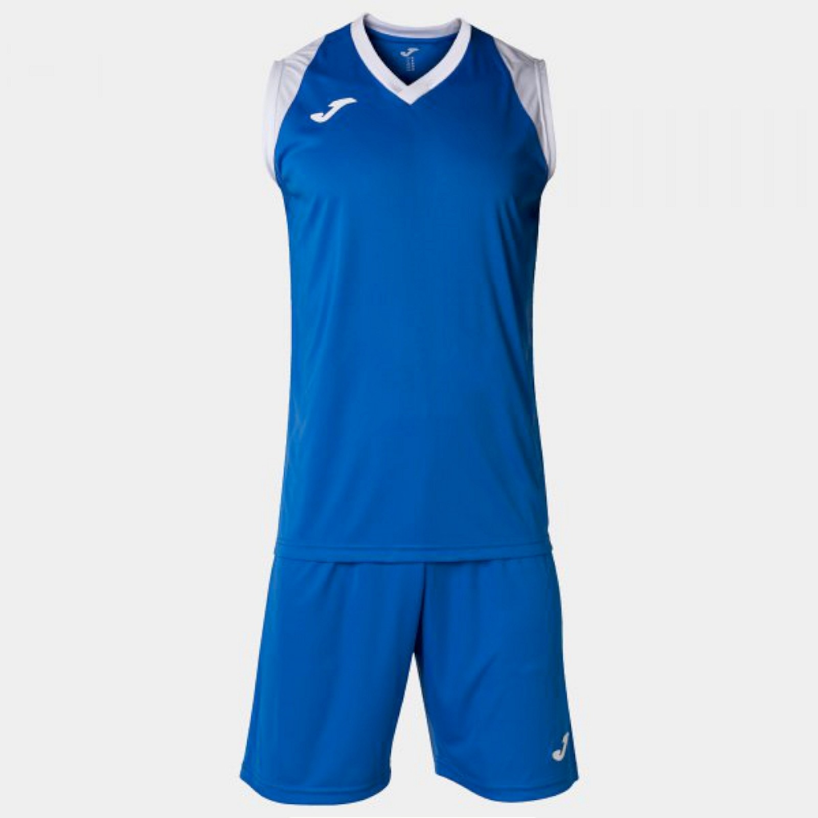 Joma FINAL II SET ROYAL WHITE TRIKOT SET blau