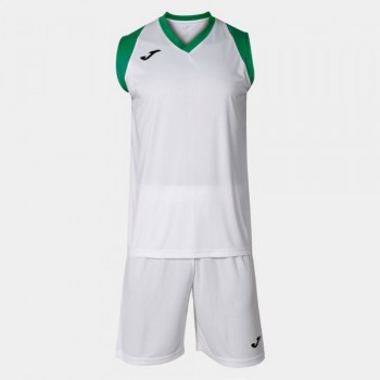 Joma FINAL II SET WHITE GREEN Trikot Sets weiss