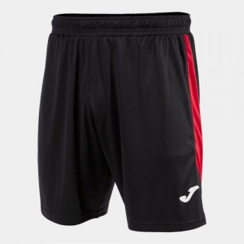 Joma GLASGOW SHORT BLACK RED Shorts schwarz | yam yam world