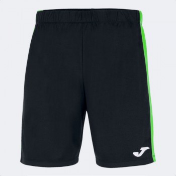 Joma MAXI SHORT BLACK FLUOR GREEN SHORT schwarz