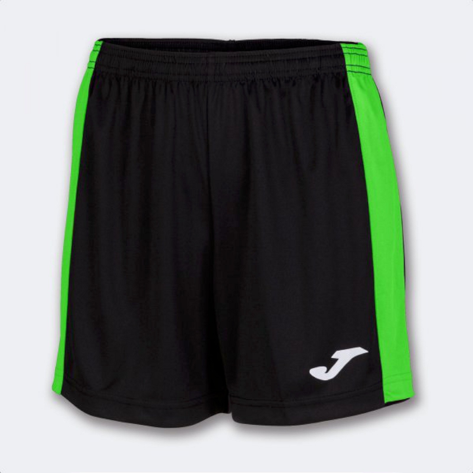 Joma MAXI SHORT BLACK FLUOR GREEN SHORT schwarz