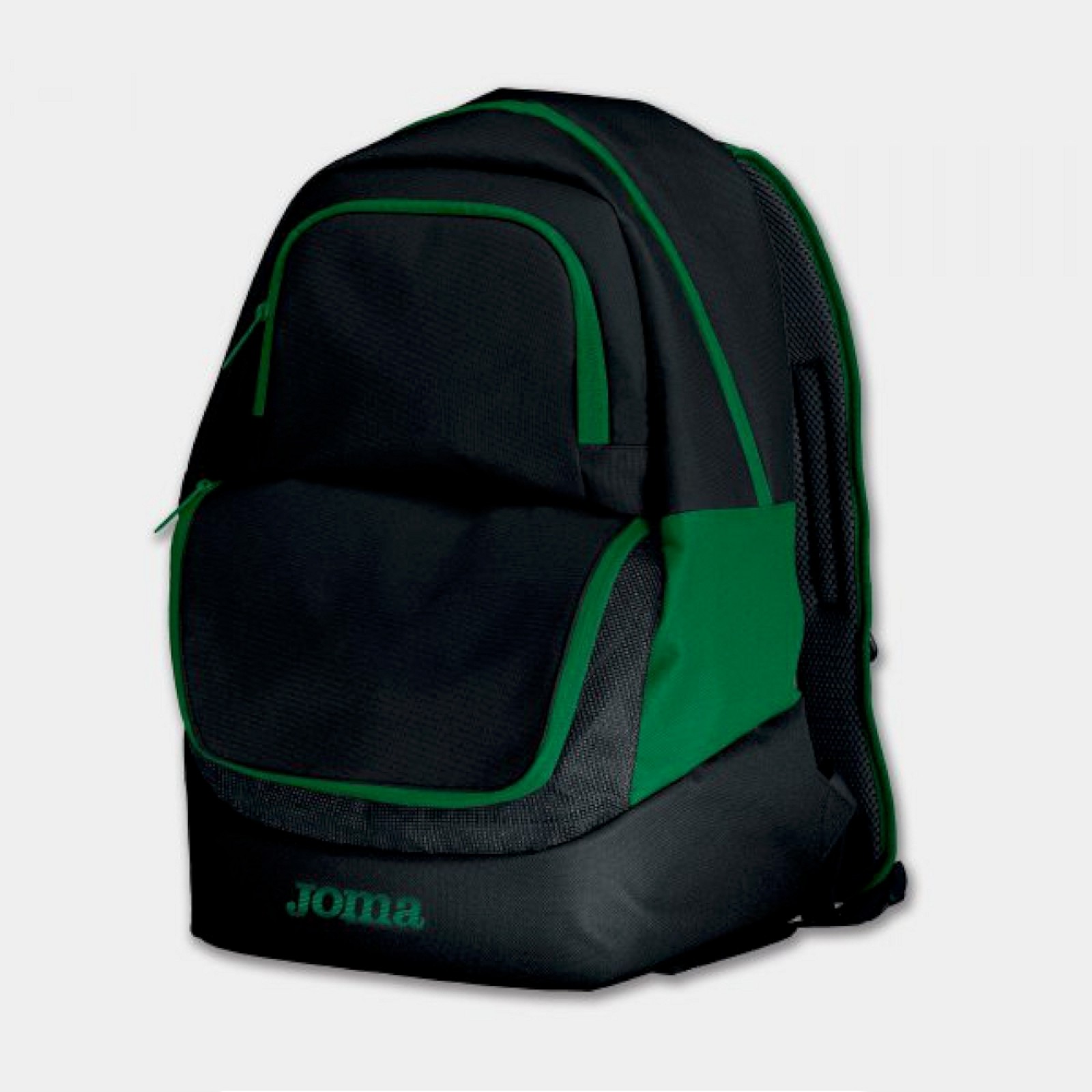 Joma MOCHILA DIAMOND II - NEGRO VERDE RUCKSACK schwarz
