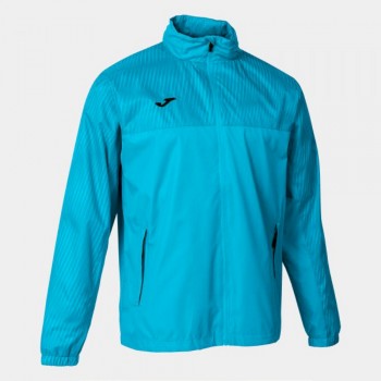 Joma MONTREAL RAINCOAT FLUOR TURQUOISE Regenjacken neon-blau