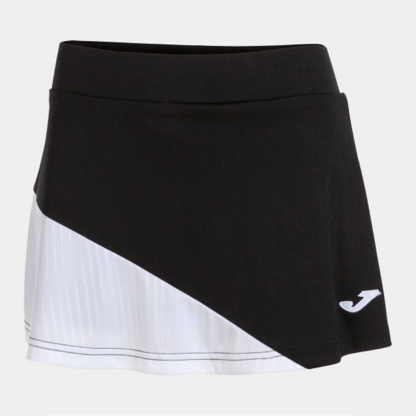 Joma MONTREAL SKIRT BLACK WHITE SKORT schwarz