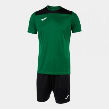Joma PHOENIX II SET GREEN BLACK TRIKOTSET gr�n