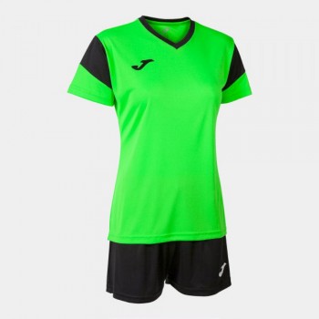 Joma PHOENIX SET FLUOR GREEN BLACK TRIKOT-SET gr�n