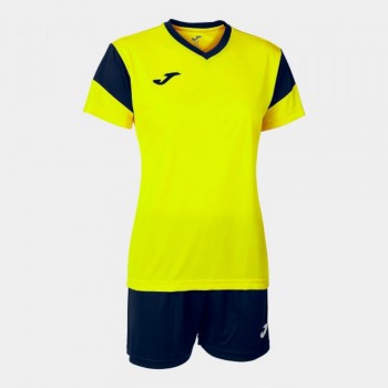 Joma PHOENIX SET FLUOR YELLOW NAVY TRIKOT-SET gelb