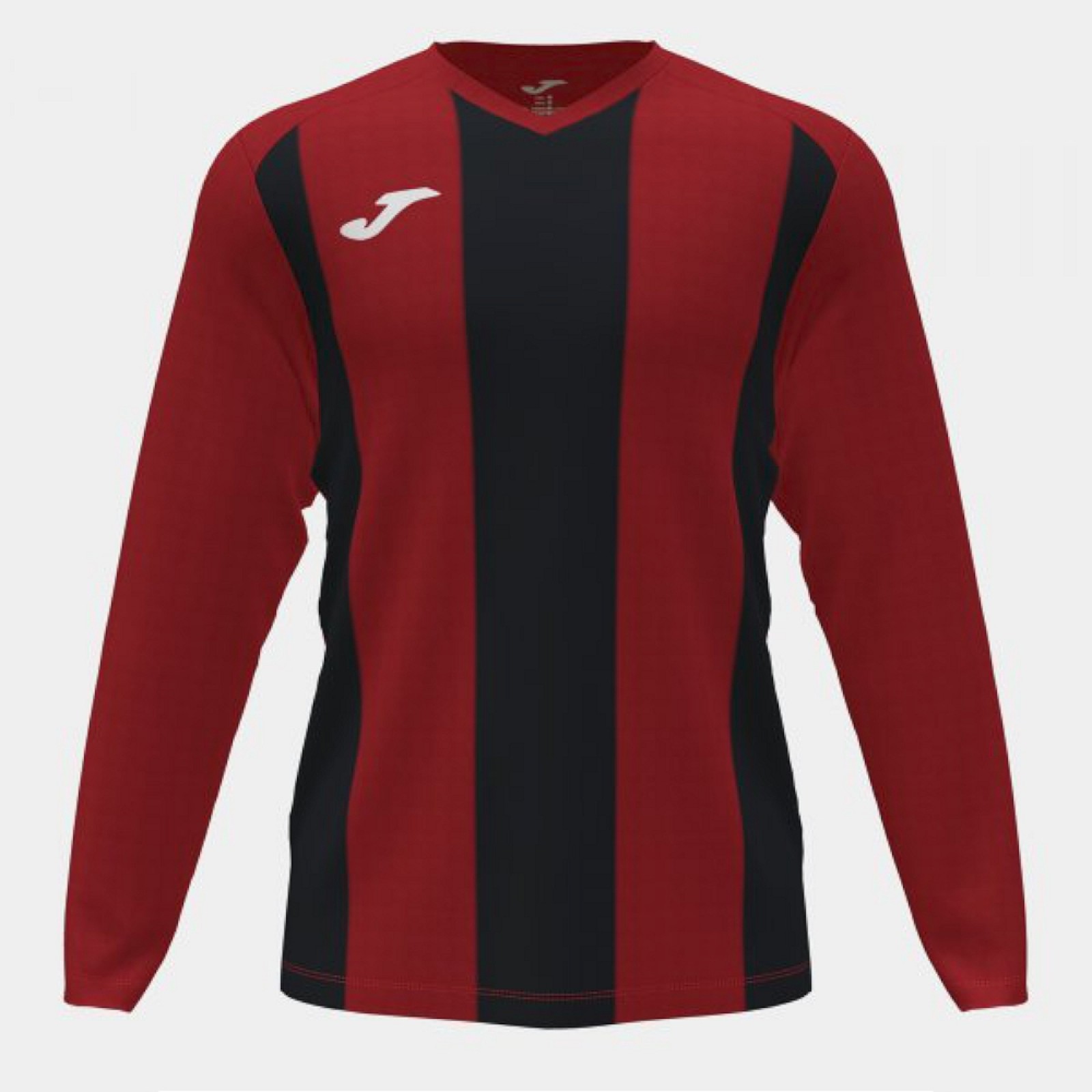 Joma PISA II LONG SLEEVE T-SHIRT RED BLACK LANGARMSHIRT rot