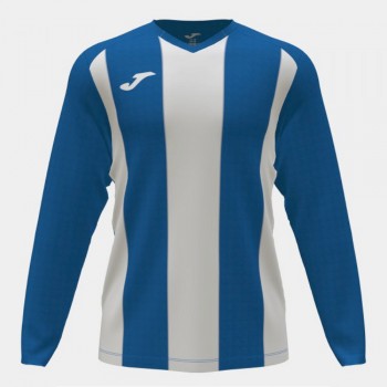 Joma PISA II LONG SLEEVE T-SHIRT ROYAL WHITE Langarmshirts blau