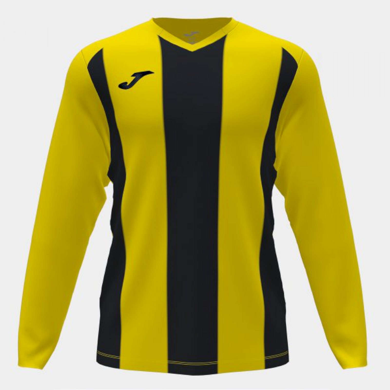 Joma PISA II LONG SLEEVE T-SHIRT YELLOW BLACK LANGARMSHIRT gelb