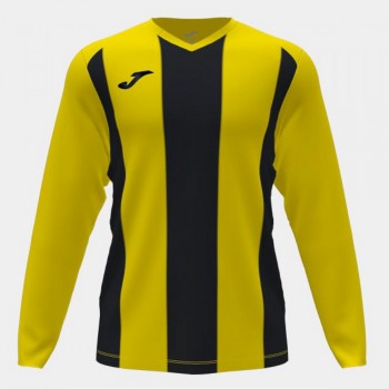 Joma PISA II LONG SLEEVE T-SHIRT YELLOW BLACK Langarmshirts gelb