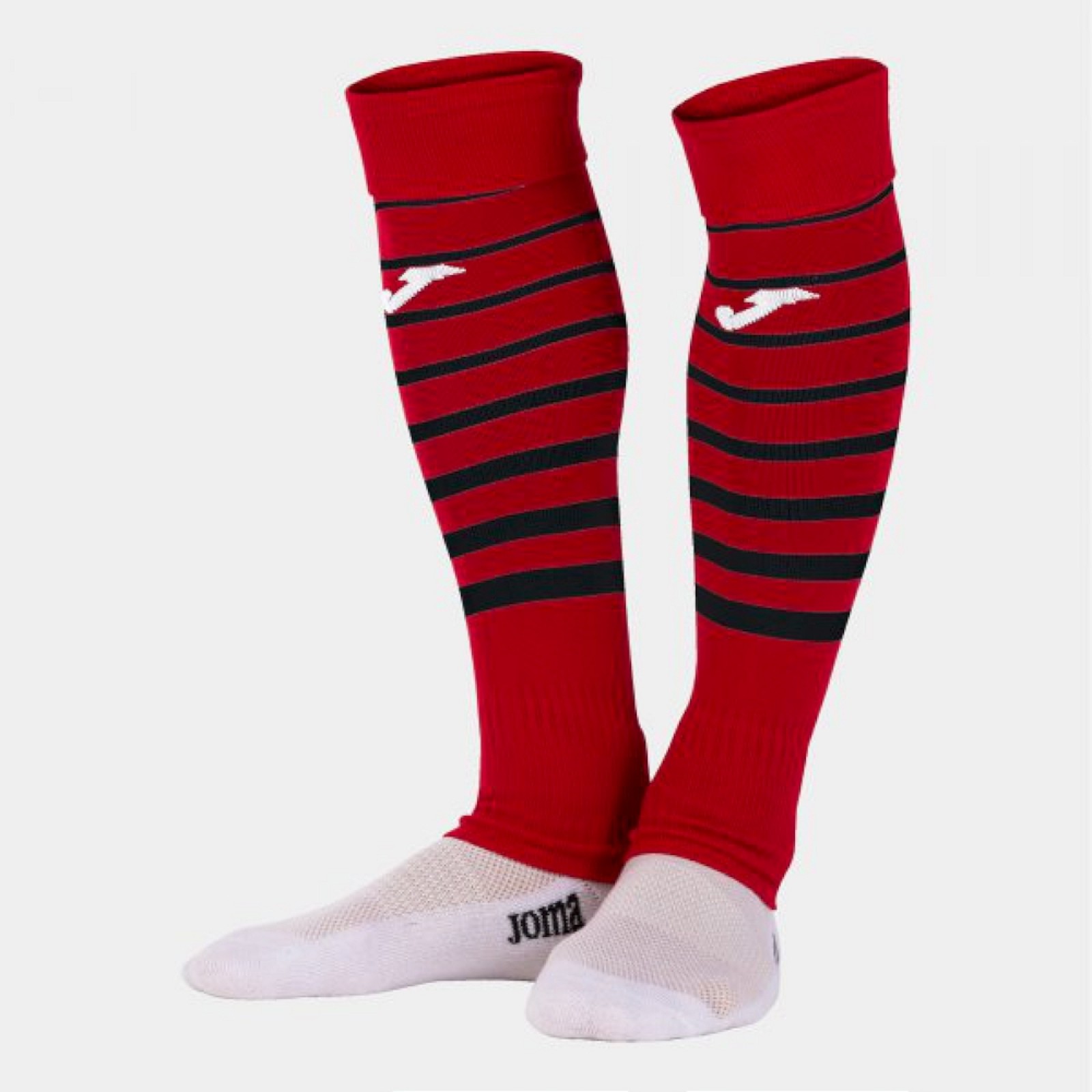 Joma PREMIER II SOCKS RED BLACK STUTZENSTR�MPFE rot