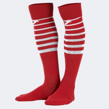 Joma PREMIER II SOCKS RED WHITE STUTZENSTR�MPFE rot
