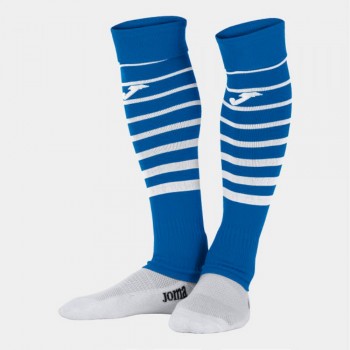 Joma PREMIER II SOCKS ROYAL WHITE STUTZENSTR�MPFE blau