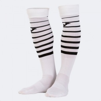 Joma PREMIER II SOCKS WHITE BLACK STUTZENSTR�MPFE weiss