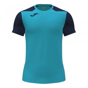 Joma RECORD II SHORT SLEEVE T-SHIRT T-SHIRT neon-blau