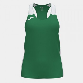 Joma RECORD II TANK TOP GREEN WHITE TANKTOP gr�n
