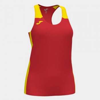 Joma RECORD II TANK TOP RED YELLOW TANKTOP rot
