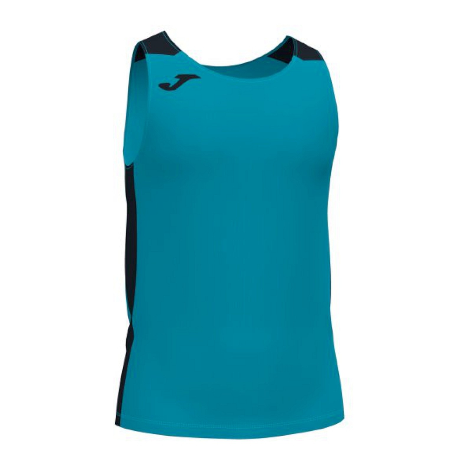 Joma RECORD II TANK TOP TURQUOISE BLACK TANKTOP blau