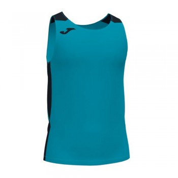 Joma RECORD II TANK TOP TURQUOISE BLACK TANKTOP blau
