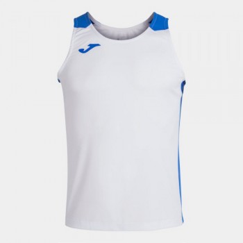 Joma RECORD II TANK TOP WHITE ROYAL TANKTOP weiss