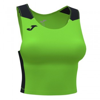 Joma RECORD II TOP FLUOR GREEN BLACK TANKTOP gr�n