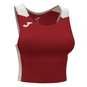 Joma RECORD II TOP RED WHITE TANKTOP rot | yam yam world