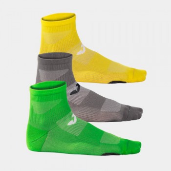 Joma RUNNING NIGHT SOCKS FLUOR GREEN neon-gr�n