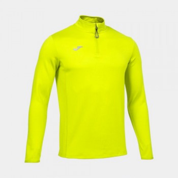 Joma RUNNING NIGHT SWEATSHIRT FLUOR ZIPTOP gelb