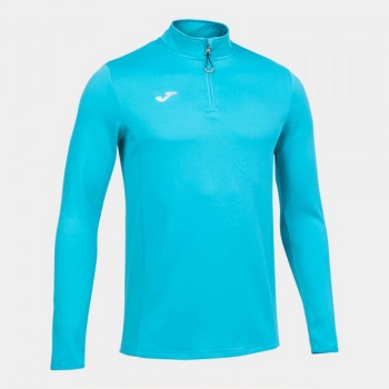 Joma RUNNING NIGHT SWEATSHIRT FLUOR ZIPTOP neon-blau